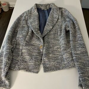 Blue light weight blazer